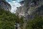 O Glaciar Briksdal de Nordfjordeid