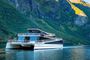 Cruzeiro no Naeroyfjord