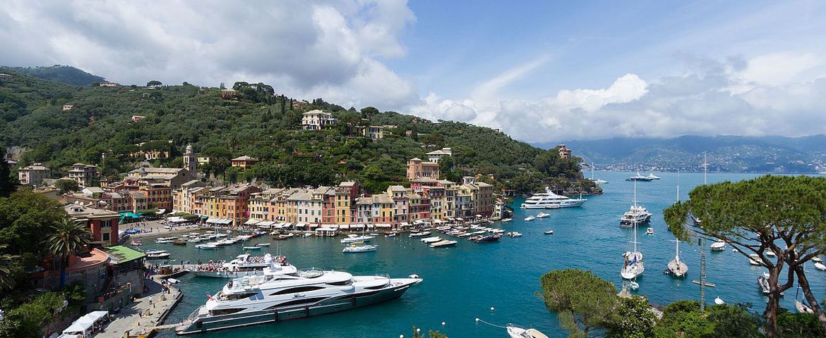 Passeio a pé em Portofino