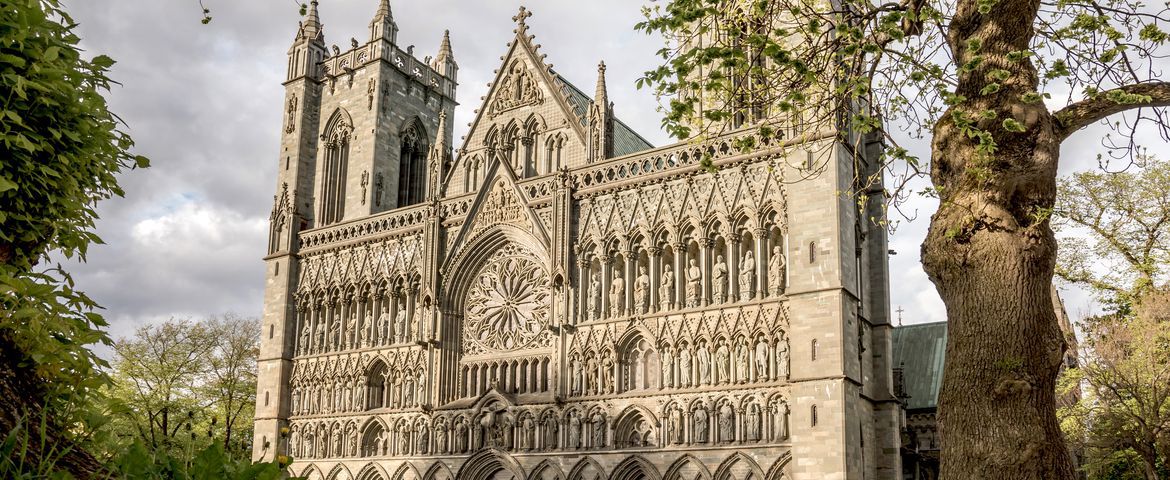 Panorâmica em Trondheim