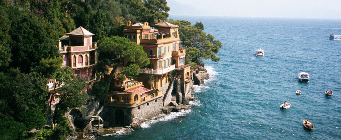 Passeio a pé em Portofino