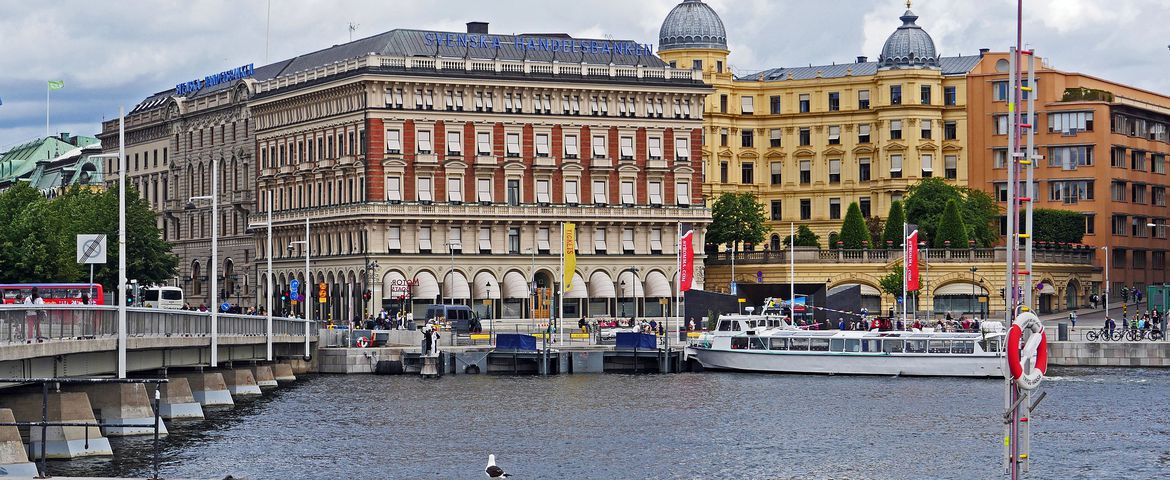 Panorâmica de Estocolmo e Museu Vasa