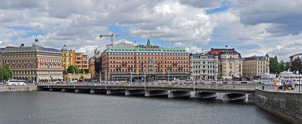 Panorâmica de Estocolmo e Museu Vasa