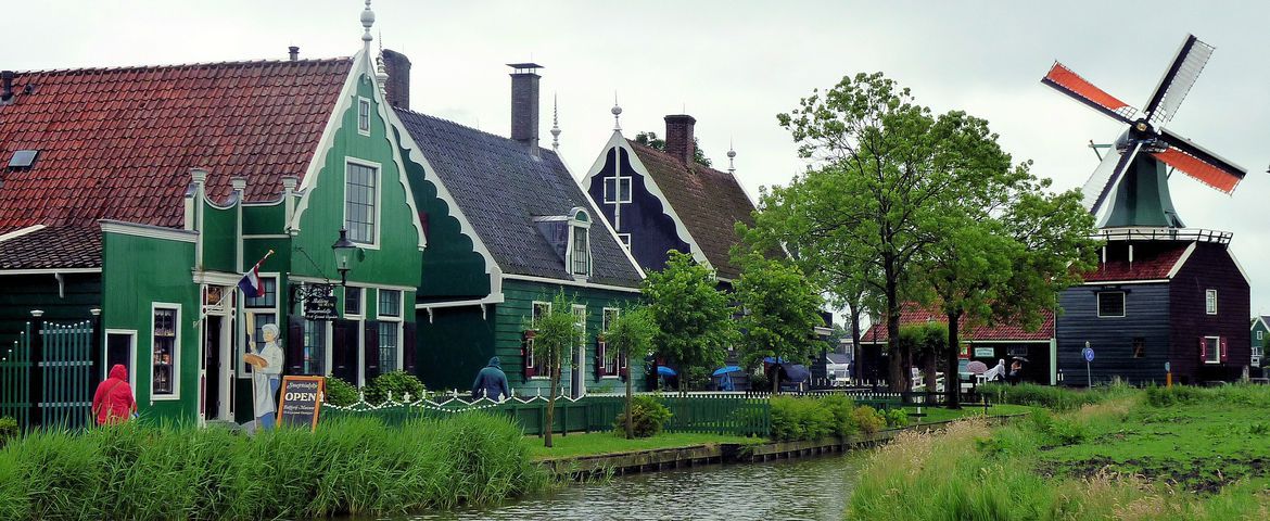 Visita a Volendam, Marken e aos Moinhos de Zaanse Schans