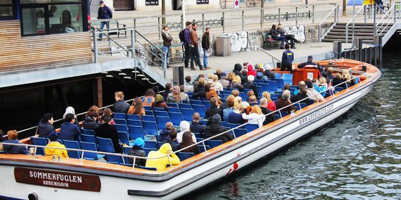 Copenhaga e Passeio em barco