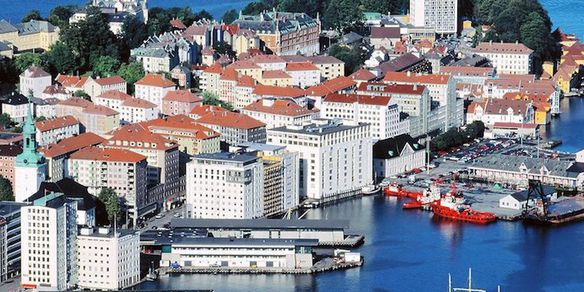 Funicular ao Monte Floyen e passeio no Coração de Bergen, passeio a pé