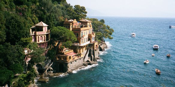 Passeio a pé em Portofino